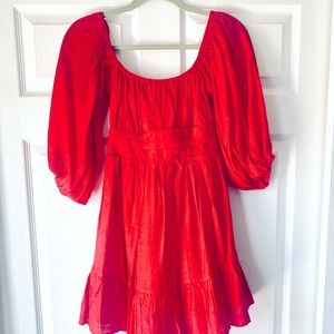 Vici Collection Red Babydoll Dress